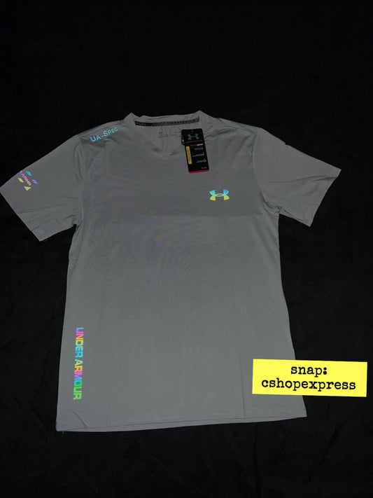 T-shirt Gris Fluorescent